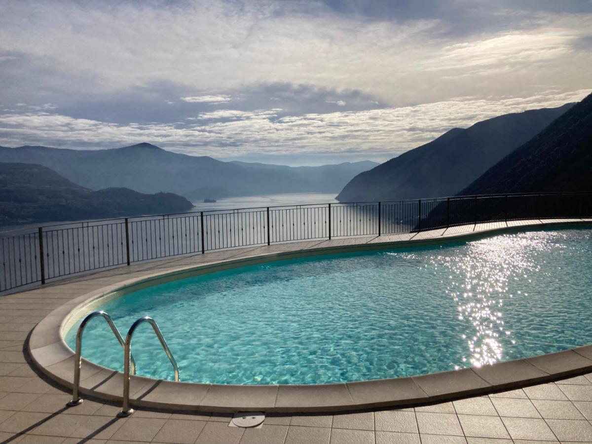 Appartamento Grande Terrazza Vista Lago Parzanica Zewnętrze zdjęcie