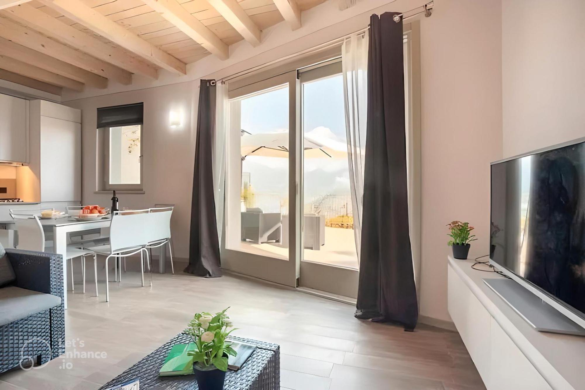 Appartamento Grande Terrazza Vista Lago Parzanica Zewnętrze zdjęcie